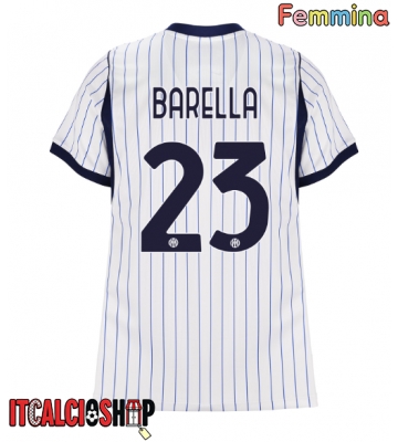 Inter Milan Nicolo Barella #23 Seconda Maglia Femmina 2026-27 Manica Corta Inter Milan Nicolo Barella #23 Seconda Maglia Femmina 2026-27 Manica Corta